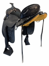 17.5Inch Used Henry Miller Trail Saddle Mediium Tree 102