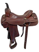 17.5Inch Used Koen Cutting Saddle Medium Tree