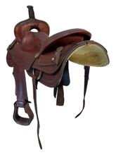 17.5Inch Used Koen Cutting Saddle Medium Tree