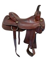 17.5Inch Used Koen Cutting Saddle Medium Tree