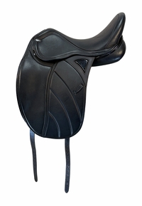 17.5Inch Used M Toulouse Dressage Saddle Adjustable Tree Performance Platinum Genesis