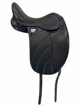 17.5Inch Used M Toulouse Dressage Saddle Adjustable Tree Performance Platinum Genesis