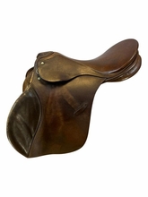 PRICE REDUCED! 17.5Inch Used Passier Hannover Jumping Saddle PS P-GR