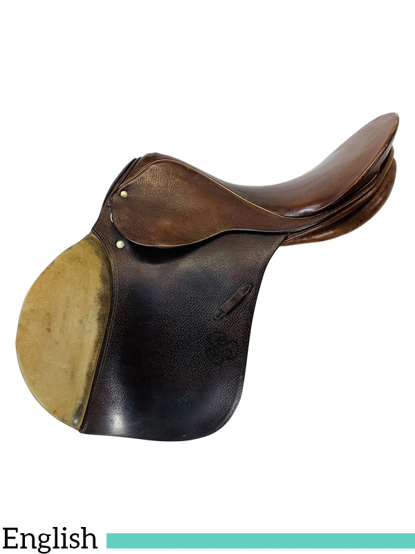 17.5Inch Used Stubben Jump Saddle B3935 *Free Shipping*