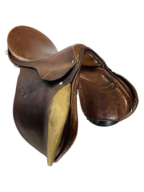17.5Inch Used Stubben Jump Saddle B3935 *Free Shipping*