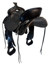 17.5Inch Used Tucker Big Bend Trail Saddle Wide Tree T93