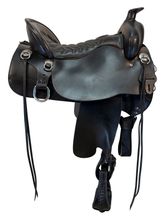 17.5Inch Used Tucker Big Bend Trail Saddle Wide Tree T93