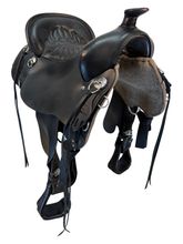 17.5Inch Used Tucker Big Bend Trail Saddle Wide Tree T93