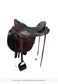 17.5Inch Used Tucker Endurance Equitation Saddle Medium Tree 149