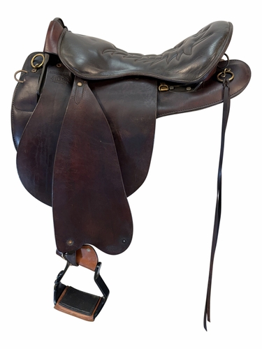 17.5Inch Used Tucker Endurance Saddle Medium Tree Trooper