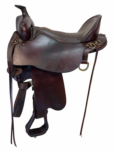 17.5Inch Used Tucker Gen II High Plains Trail Saddle Wide Tree 262