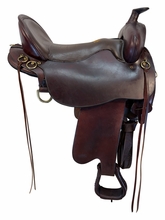 17.5Inch Used Tucker Gen II High Plains Trail Saddle Wide Tree 262