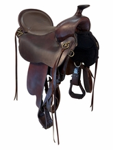 17.5Inch Used Tucker Gen II High Plains Trail Saddle Wide Tree 262