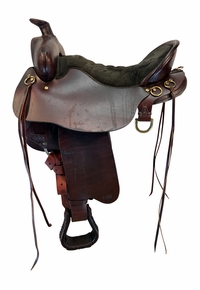 17.5Inch Used Tucker High Plains Trail Saddle 260