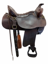 SOLD 2026/07/11 17.5Inch Used Tucker High Plains Trail Saddle Medium Tree 260