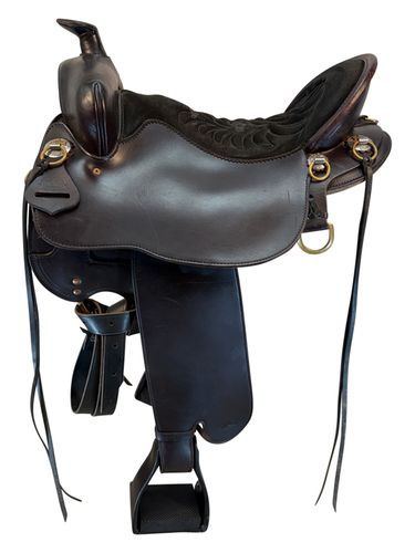 17.5Inch Used Tucker High Plains Trail Saddle T60