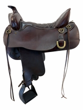 17.5Inch Used Tucker High Plains Trail Saddle Wide Tree 260