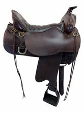 17.5Inch Used Tucker High Plains Trail Saddle Wide Tree 260