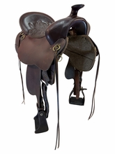 17.5Inch Used Tucker High Plains Trail Saddle Wide Tree 260