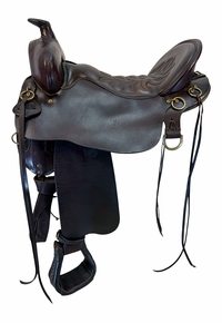 17.5Inch Used Tucker High Plains Trail Saddle Wide Tree 260