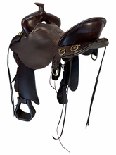 17.5Inch Used Tucker High Plains Trail Saddle Wide Tree 260