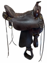 17.5Inch Used Tucker High Plains Trail Saddle Wide Tree 260