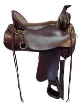 17.5Inch Used Tucker High Plains Trail Saddle Wide Tree 262