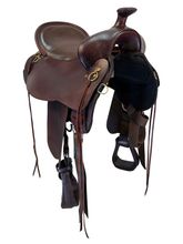 17.5Inch Used Tucker High Plains Trail Saddle Wide Tree 262