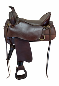 17.5Inch Used Tucker High Plains Trail Saddle Wide Tree 262