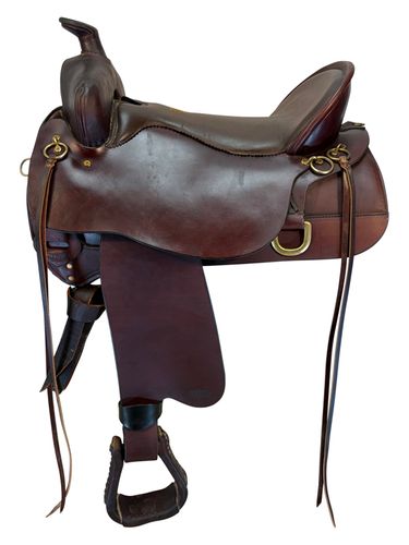 17.5Inch Used Tucker High Plains Trail Saddle Wide Tree 262