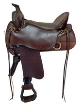 17.5Inch Used Tucker High Plains Trail Saddle Wide Tree 262