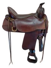 17.5Inch Used Tucker High Plains Trail Saddle Wide Tree 262