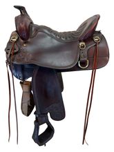 SOLD 2026/04/09 17.5Inch Used Tucker High Plains Trail Saddle Wide Tree T60