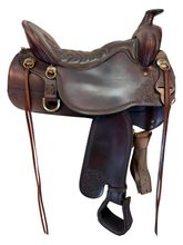 SOLD 2026/04/09 17.5Inch Used Tucker High Plains Trail Saddle Wide Tree T60
