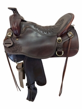 17.5Inch Used Tucker High Plains Trail Saddle Wide Tree  T60