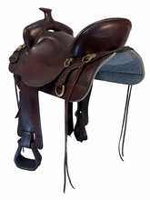 17.5Inch Used Tucker High Plains Trail Saddle Wide Tree T60