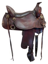 17.5Inch Used Tucker High Plains Trail Saddle Wide Tree T60