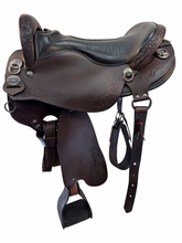 17.5Inch Used Tucker Horizon Outpost Endurance Saddle Wide Tree 179