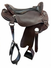 17.5Inch Used Tucker Horizon Outpost Endurance Saddle Wide Tree 179