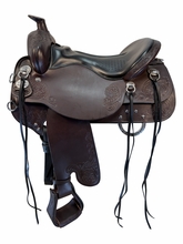 17.5Inch Used Tucker Horizon Wanderer Trail Saddle Wide Tree 295