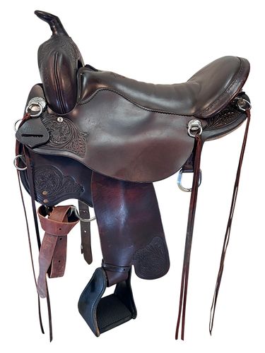 17.5Inch Used Tucker Meadow Creek Trail Saddle T91