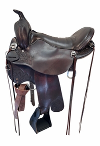 17.5Inch Used Tucker Meadow Creek Trail Saddle T91