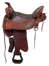 17.5Inch Used Tucker Mule Trail Saddle Medium Tree 259