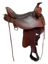 17.5Inch Used Tucker Mule Trail Saddle Medium Tree 259