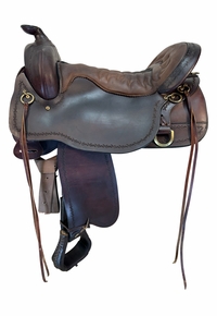 17.5Inch Used Tucker Northwest Trail Saddle 254
