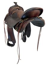 17.5Inch Used Tucker Northwest Trail Saddle 254
