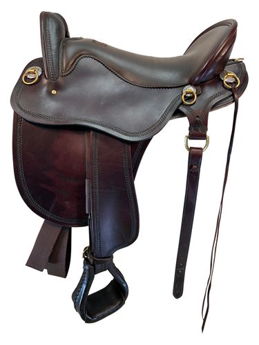 17.5Inch Used Tucker River Plantation Endurance Saddle T46