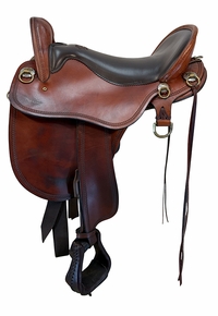 17.5Inch Used Tucker River Plantation Endurance Saddle Wide Tree T46