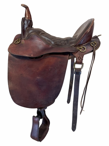 17.5Inch Used Tucker River Plantation Trail Saddle Medium Tree 136