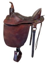 17.5Inch Used Tucker River Plantation Trail Saddle Medium Tree 136